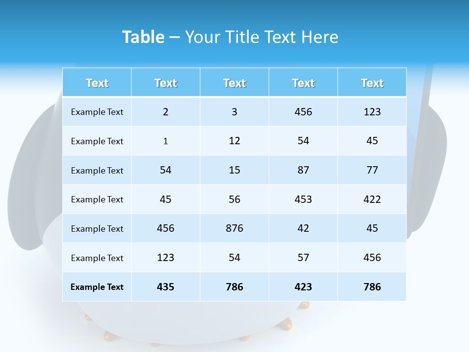 Wilderness Cold White PowerPoint Template