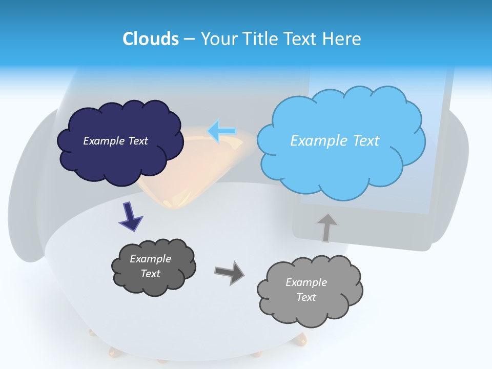 Wilderness Cold White PowerPoint Template