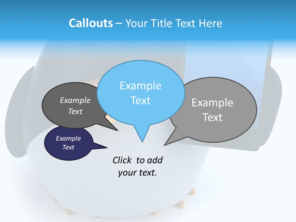 Wilderness Cold White PowerPoint Template