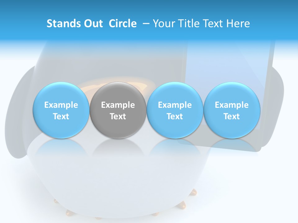 Wilderness Cold White PowerPoint Template