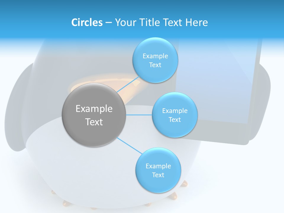 Wilderness Cold White PowerPoint Template
