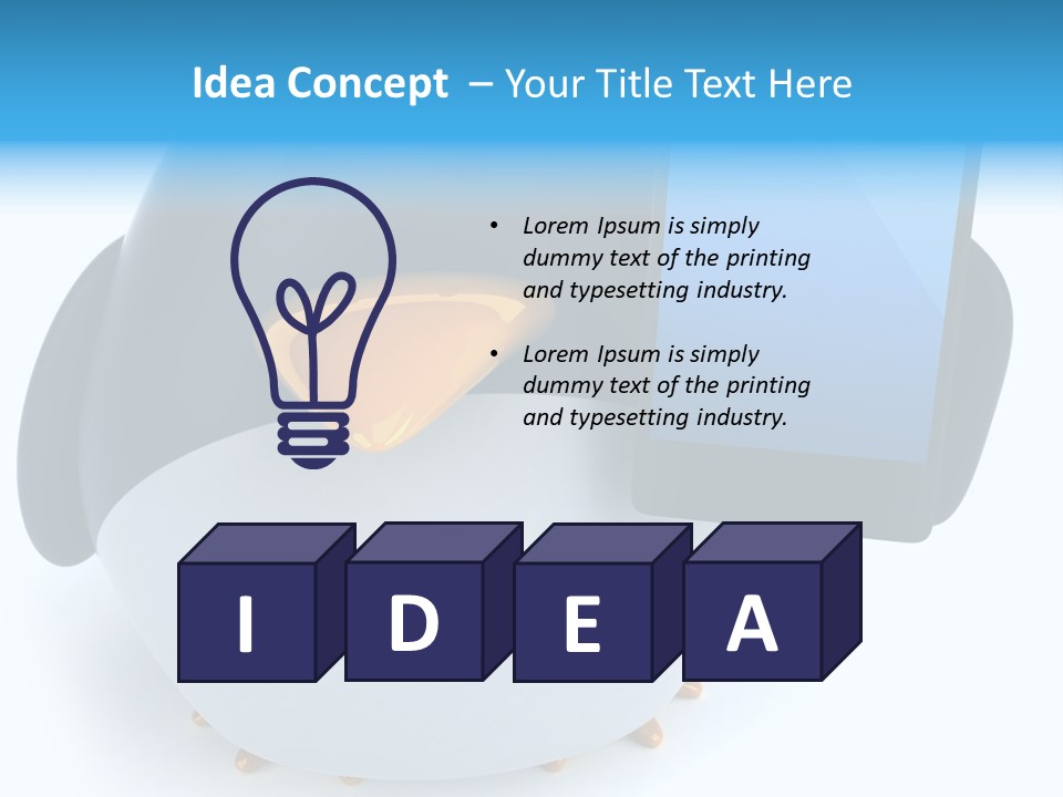 Wilderness Cold White PowerPoint Template