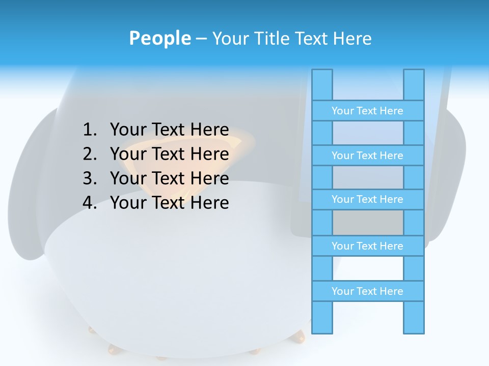 Wilderness Cold White PowerPoint Template