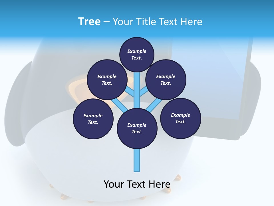 Wilderness Cold White PowerPoint Template
