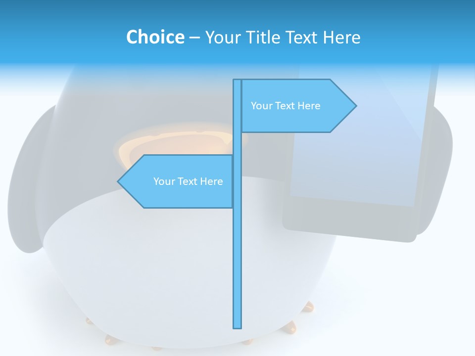 Wilderness Cold White PowerPoint Template