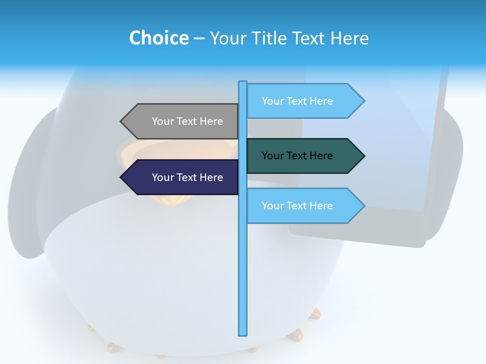Wilderness Cold White PowerPoint Template