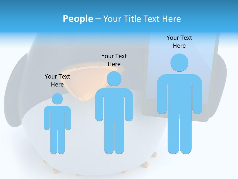 Wilderness Cold White PowerPoint Template