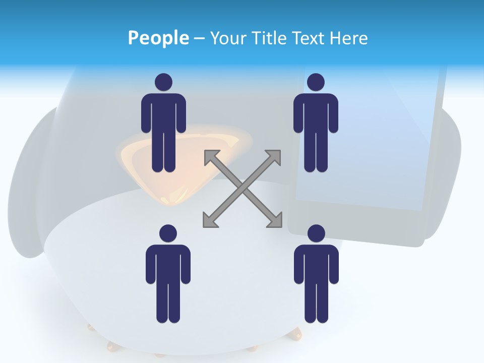 Wilderness Cold White PowerPoint Template