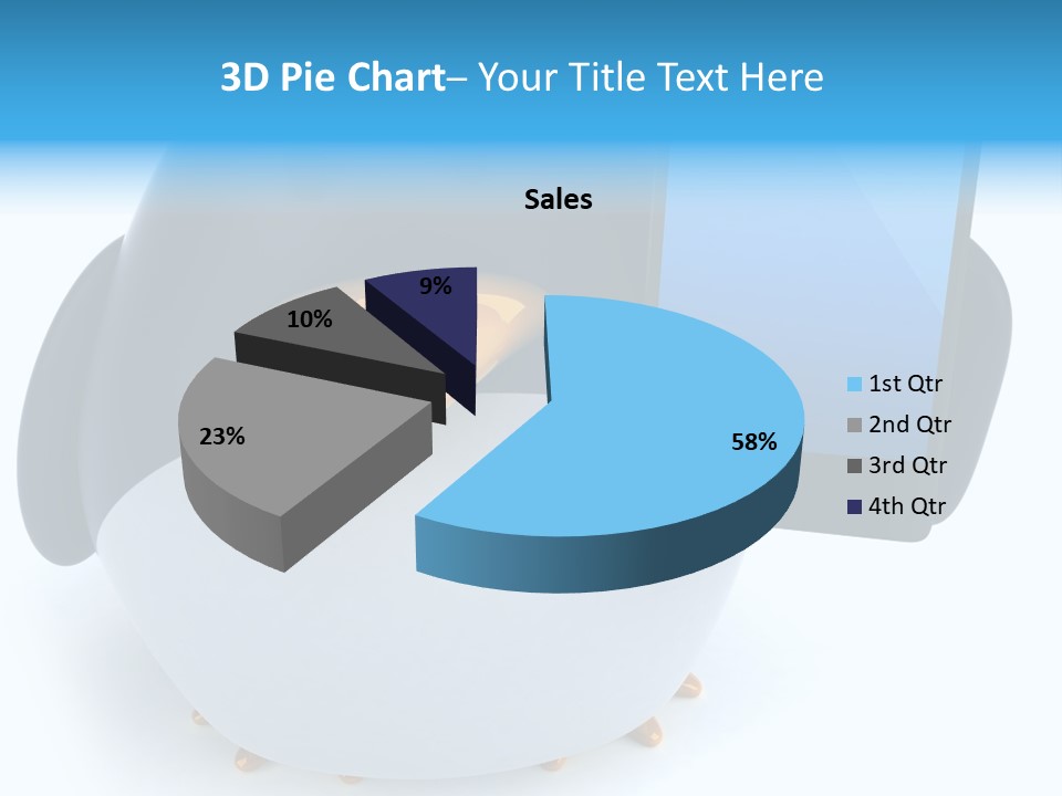 Wilderness Cold White PowerPoint Template