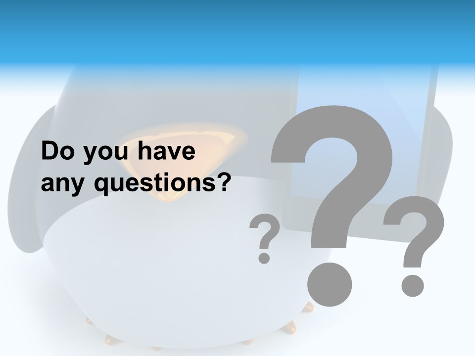 Wilderness Cold White PowerPoint Template