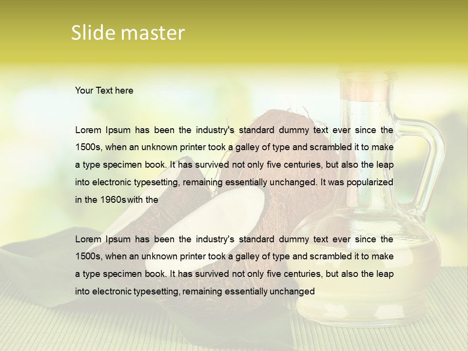 Summer Beautiful Exotic PowerPoint Template