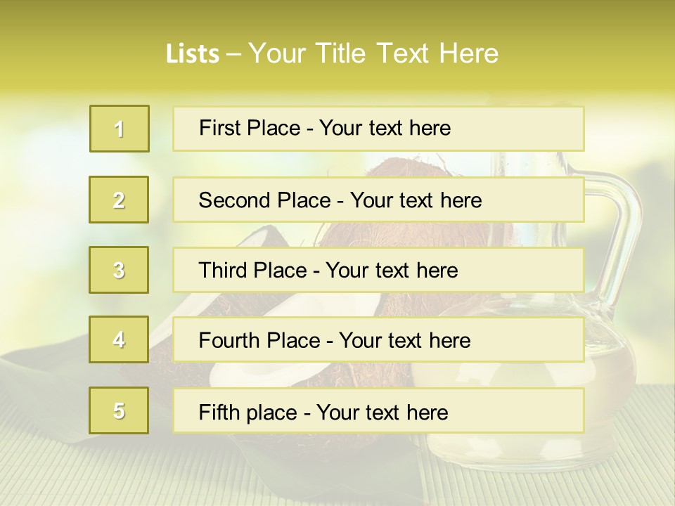 Summer Beautiful Exotic PowerPoint Template