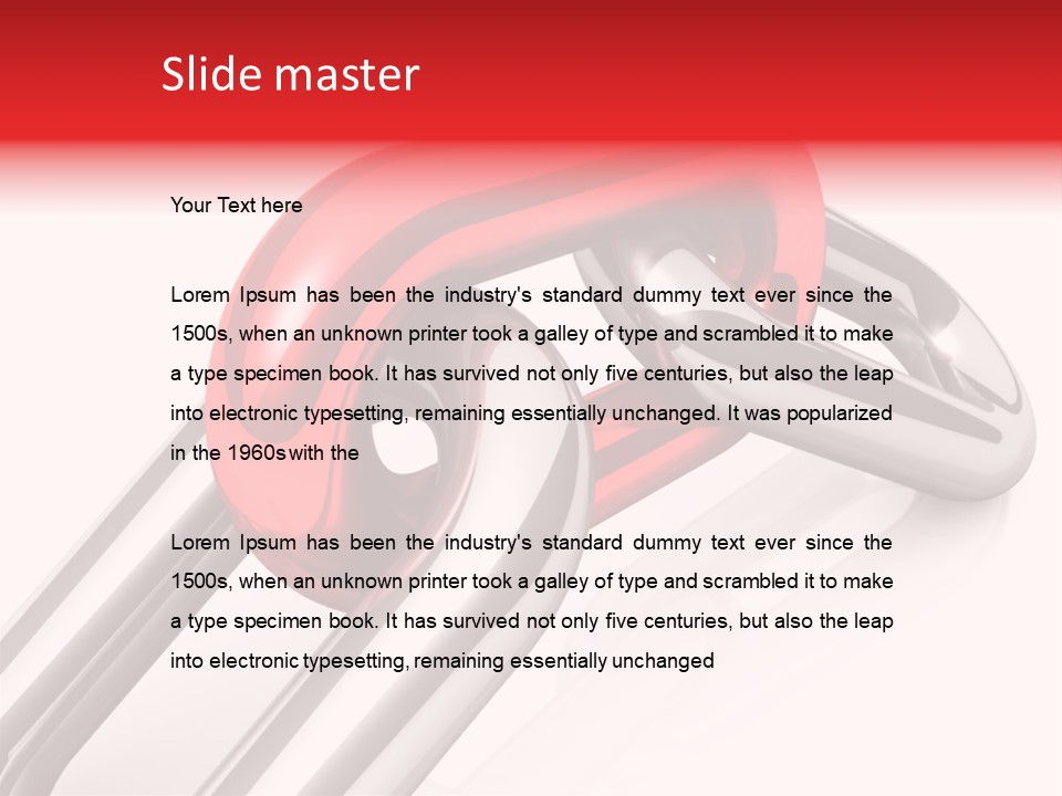 Single Strong Element PowerPoint Template