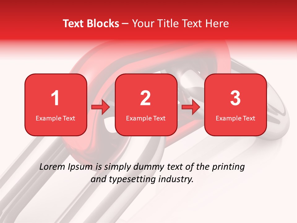 Single Strong Element PowerPoint Template