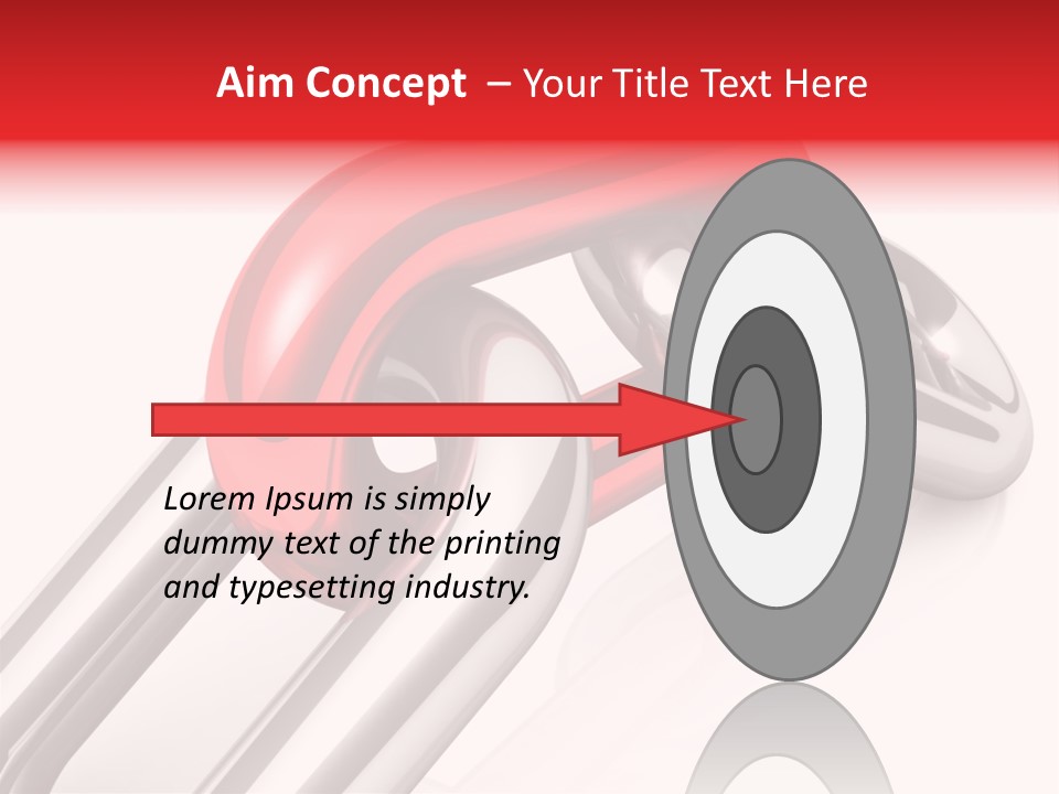 Single Strong Element PowerPoint Template