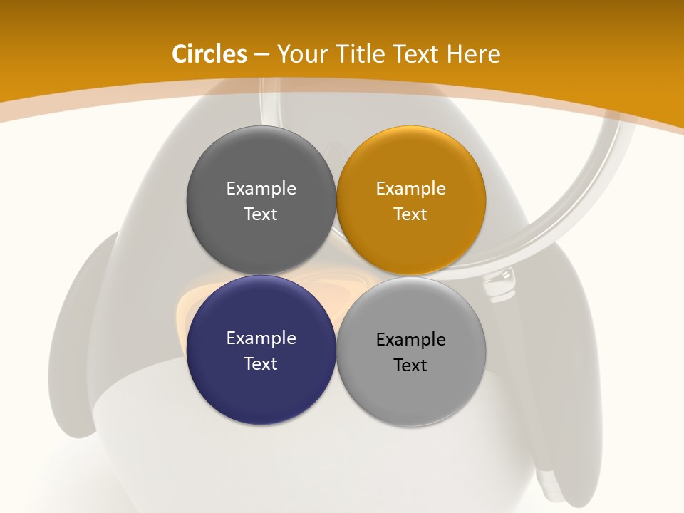 Penguin Funny Beauty PowerPoint Template