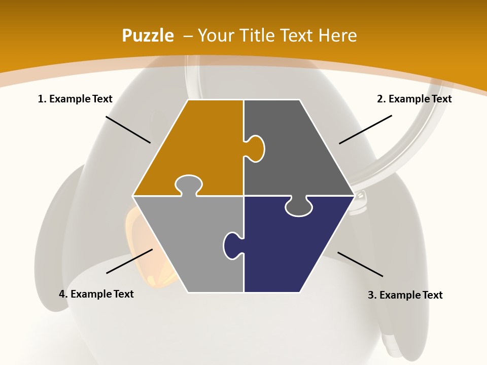 Penguin Funny Beauty PowerPoint Template