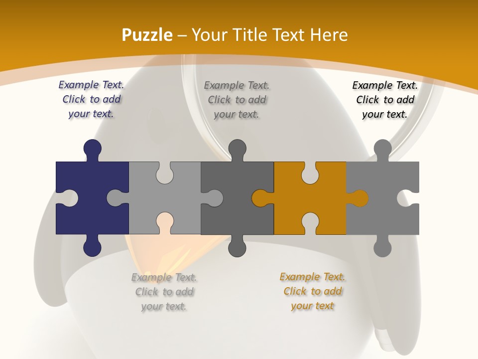 Penguin Funny Beauty PowerPoint Template