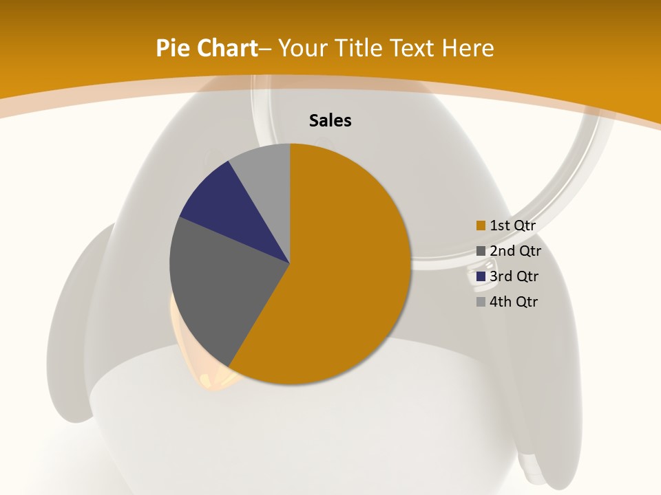 Penguin Funny Beauty PowerPoint Template