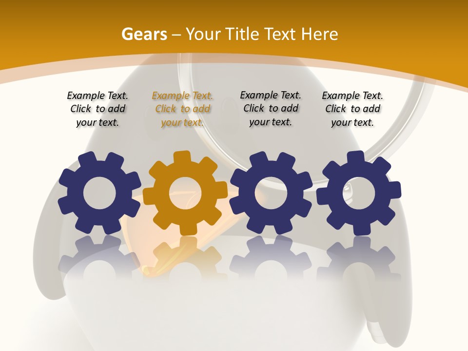 Penguin Funny Beauty PowerPoint Template