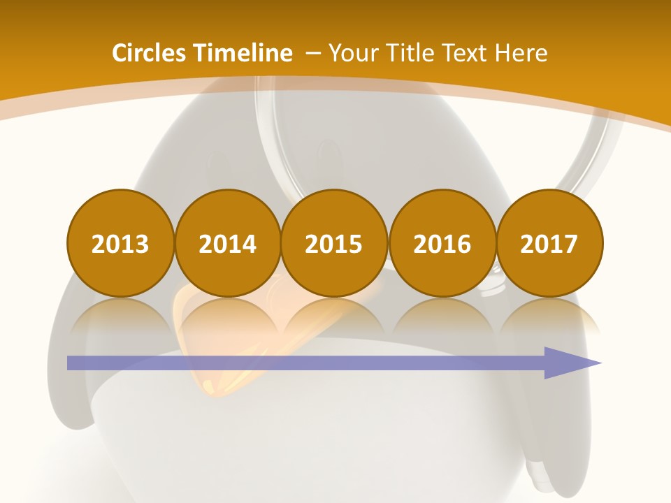 Penguin Funny Beauty PowerPoint Template