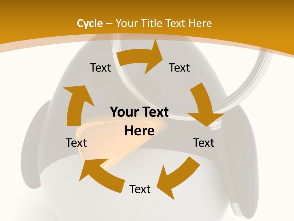 Penguin Funny Beauty PowerPoint Template