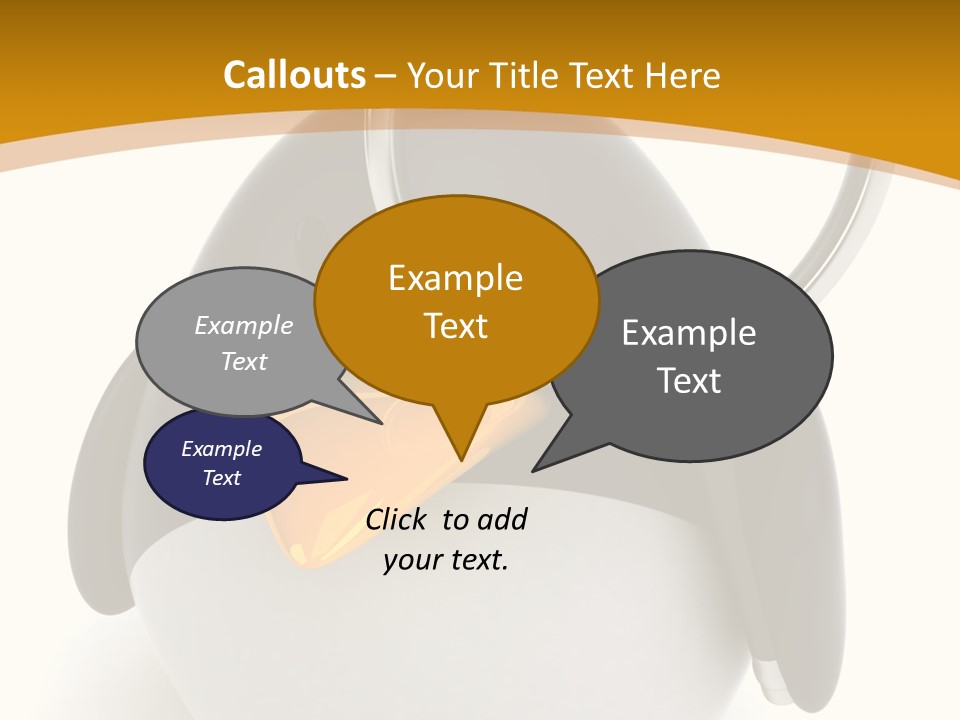 Penguin Funny Beauty PowerPoint Template