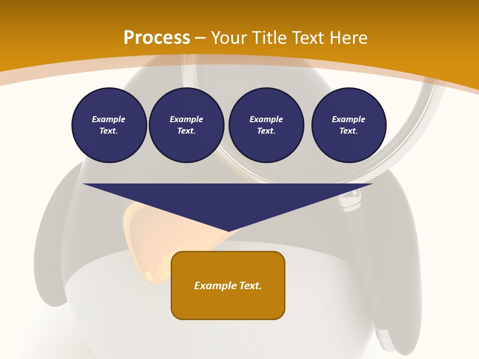 Penguin Funny Beauty PowerPoint Template