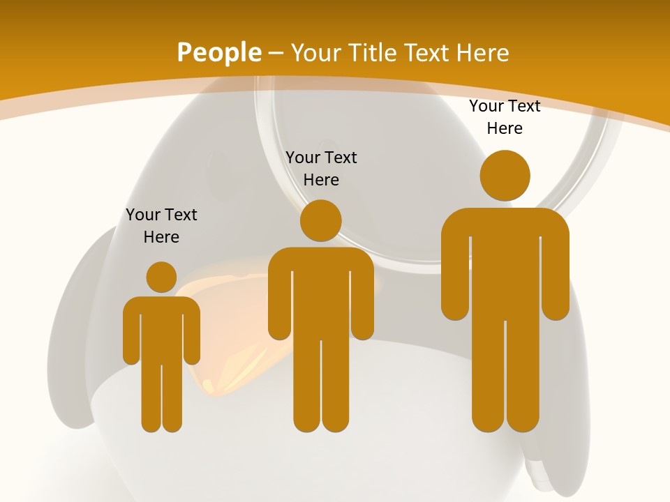 Penguin Funny Beauty PowerPoint Template