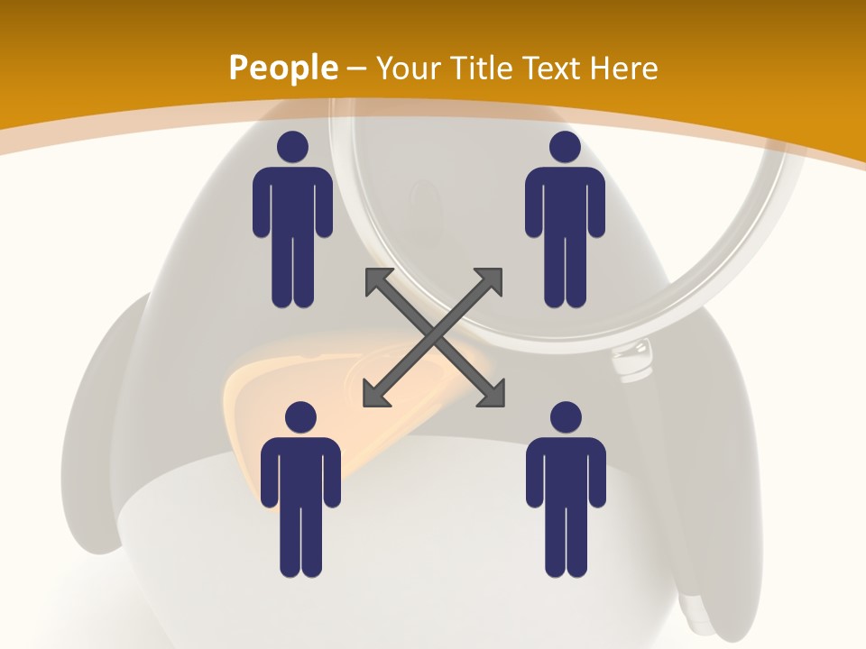 Penguin Funny Beauty PowerPoint Template