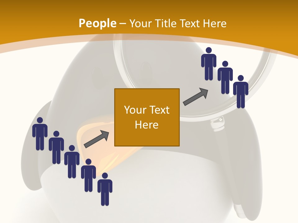 Penguin Funny Beauty PowerPoint Template