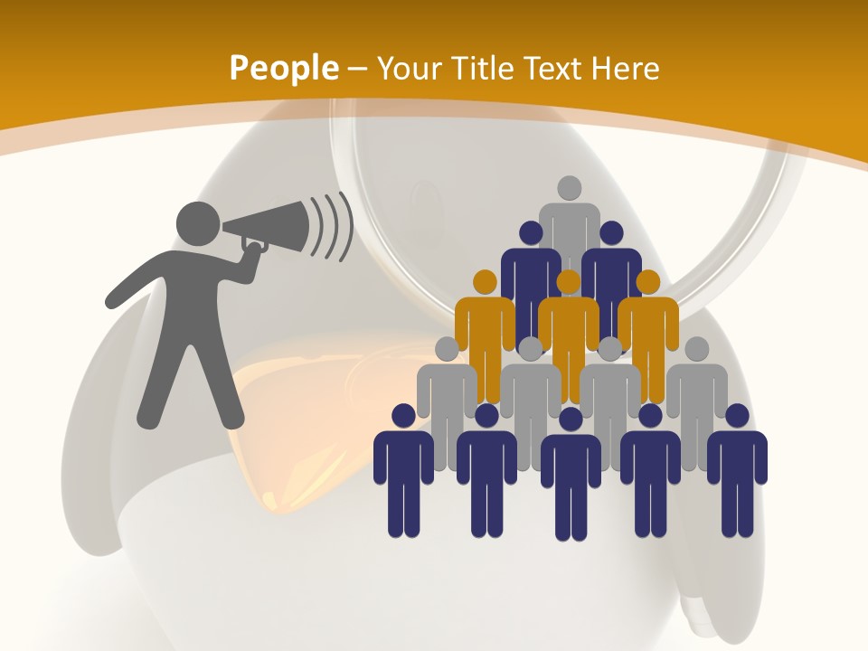 Penguin Funny Beauty PowerPoint Template