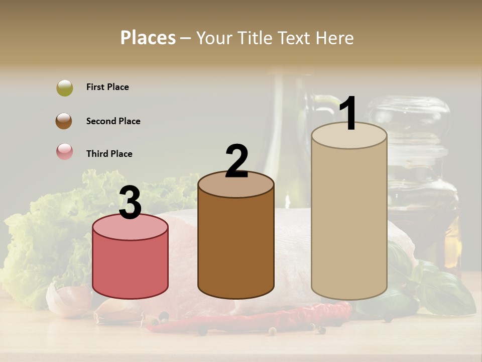 Slice Cutting Cow PowerPoint Template