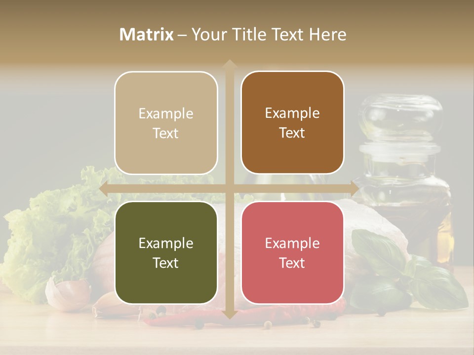 Slice Cutting Cow PowerPoint Template