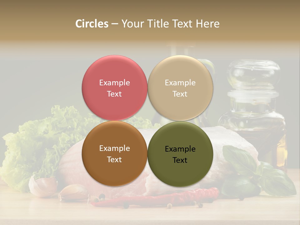 Slice Cutting Cow PowerPoint Template