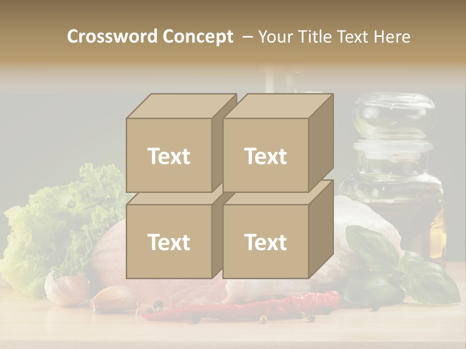 Slice Cutting Cow PowerPoint Template