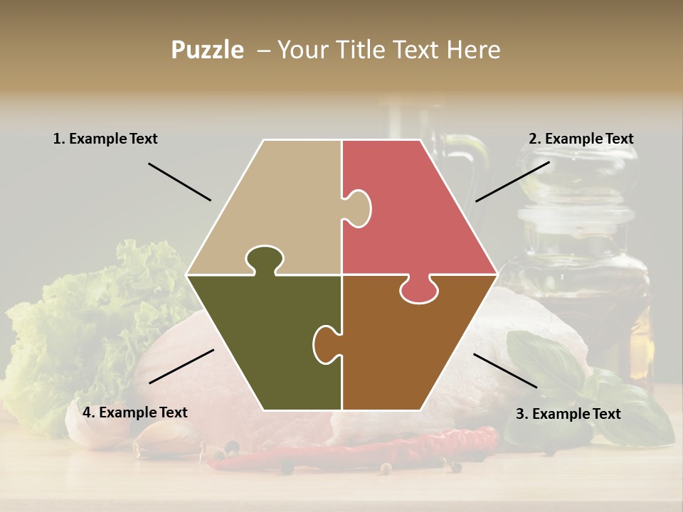 Slice Cutting Cow PowerPoint Template