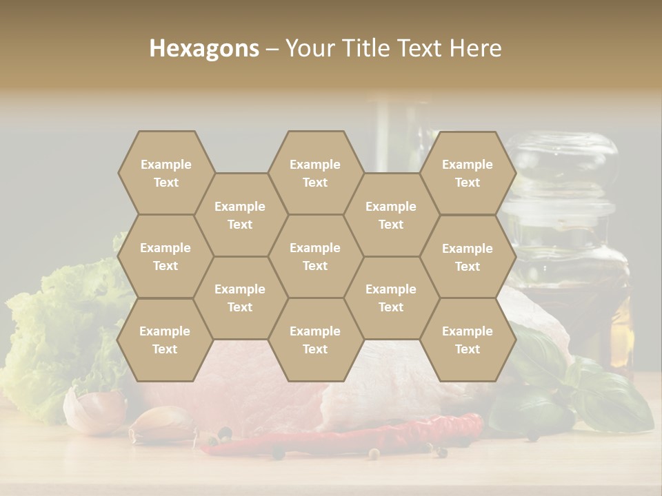 Slice Cutting Cow PowerPoint Template