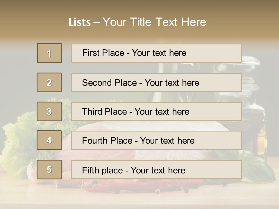 Slice Cutting Cow PowerPoint Template