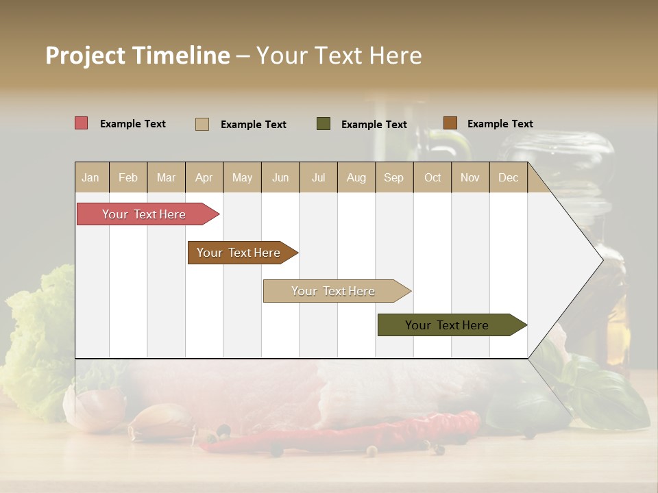 Slice Cutting Cow PowerPoint Template