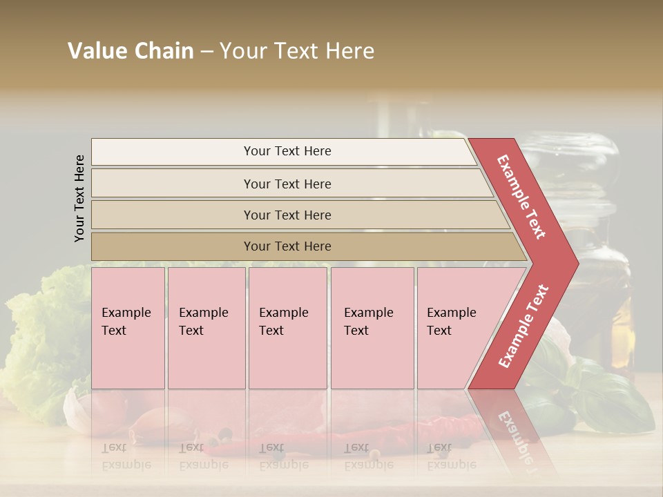 Slice Cutting Cow PowerPoint Template