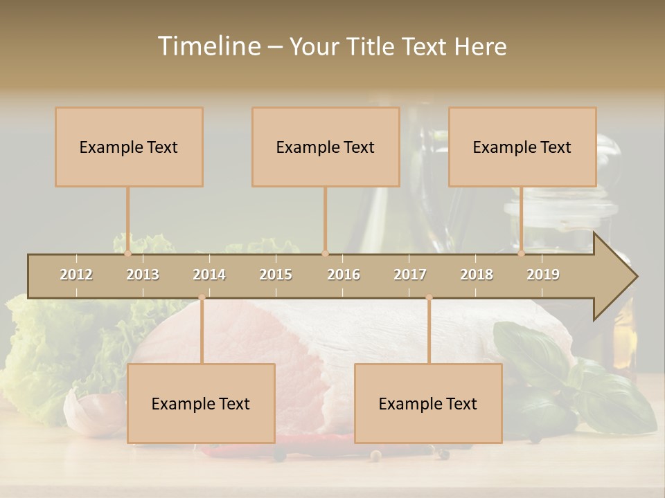 Slice Cutting Cow PowerPoint Template