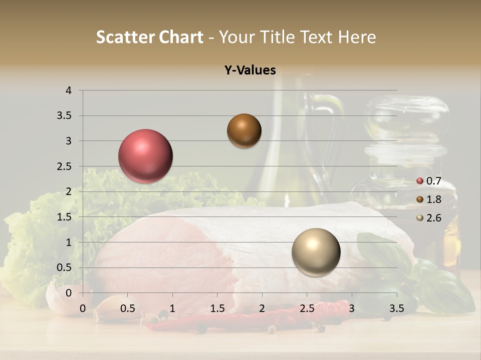Slice Cutting Cow PowerPoint Template