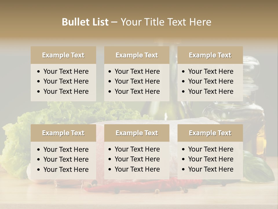 Slice Cutting Cow PowerPoint Template