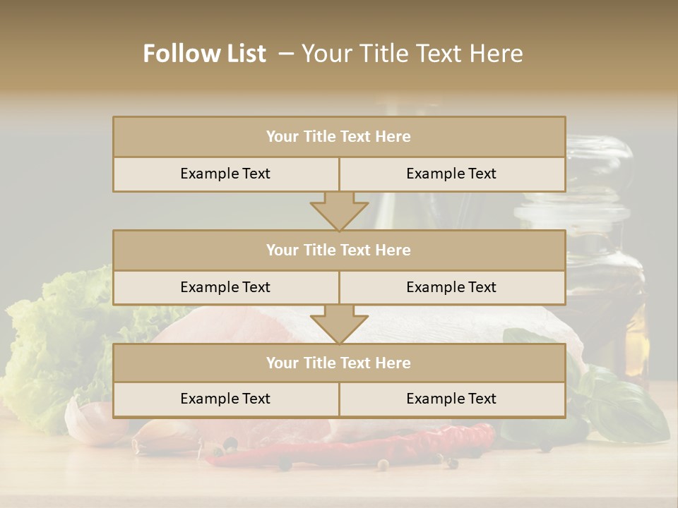 Slice Cutting Cow PowerPoint Template