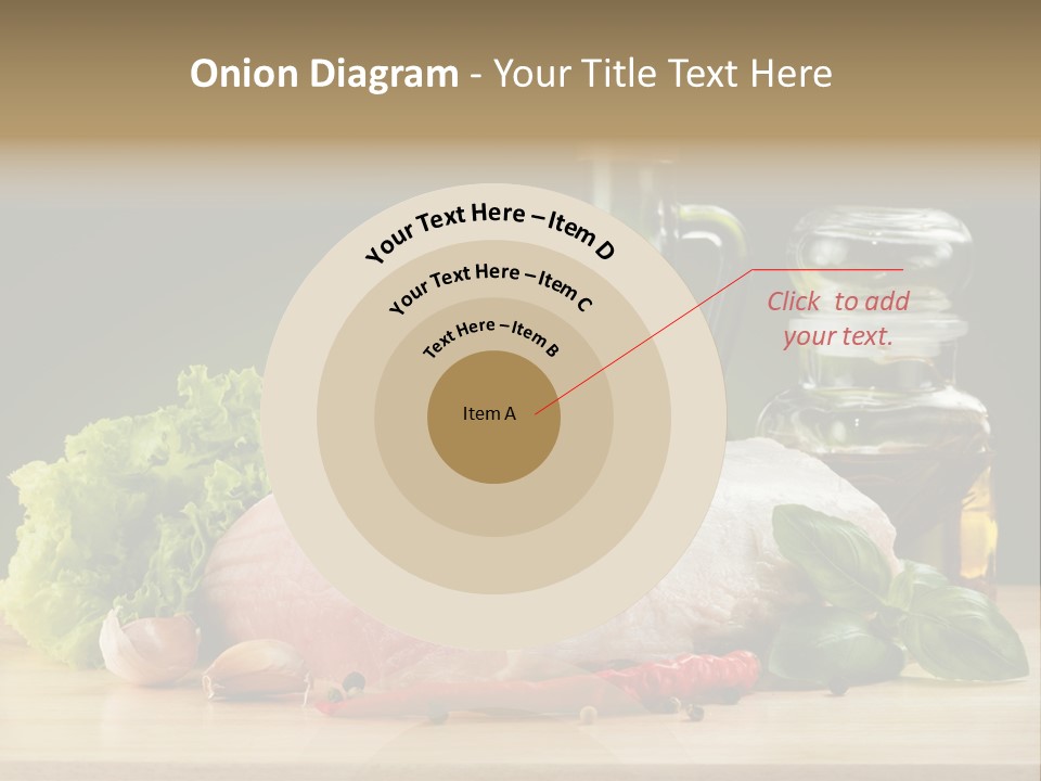 Slice Cutting Cow PowerPoint Template