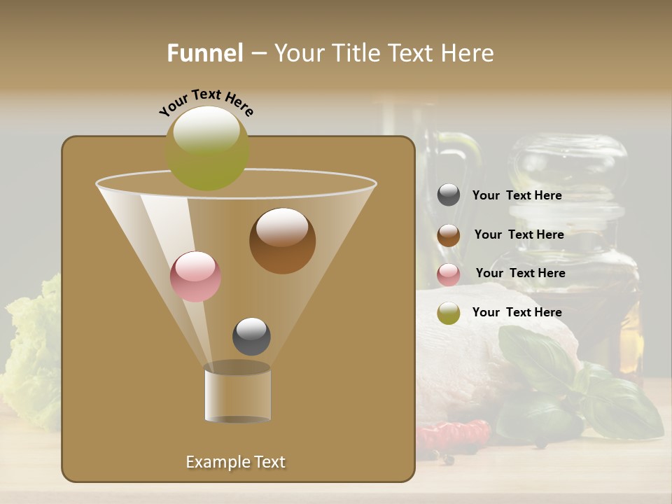 Slice Cutting Cow PowerPoint Template