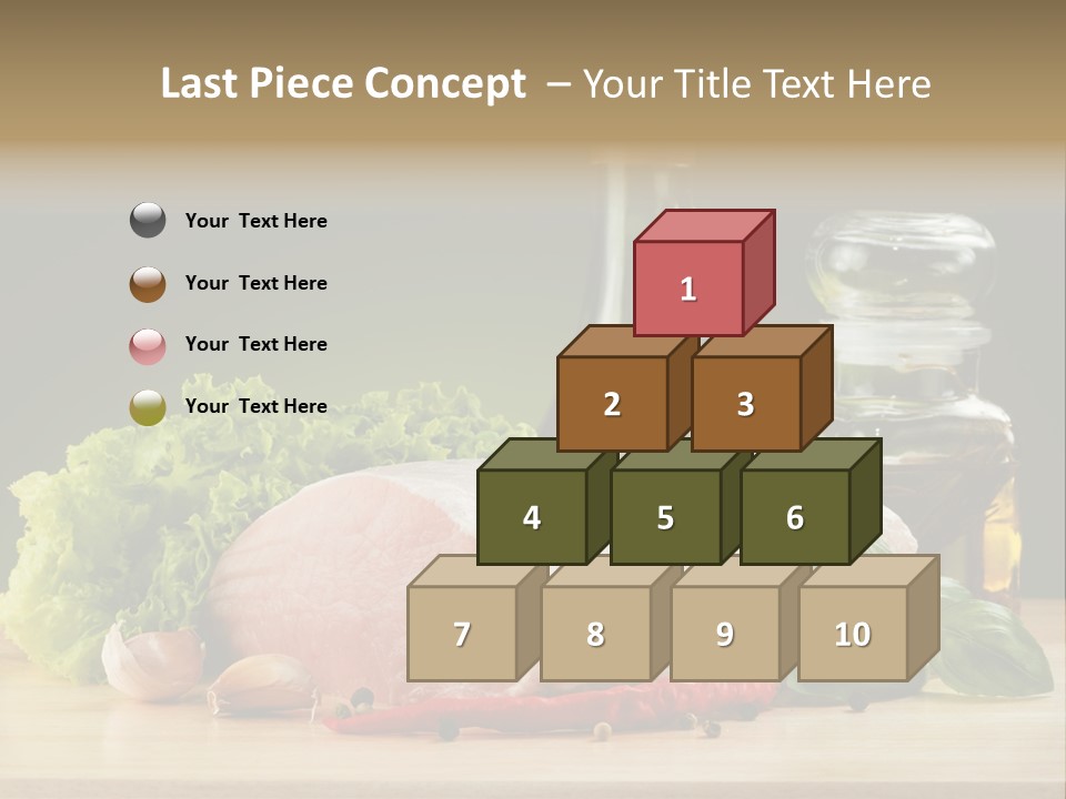 Slice Cutting Cow PowerPoint Template