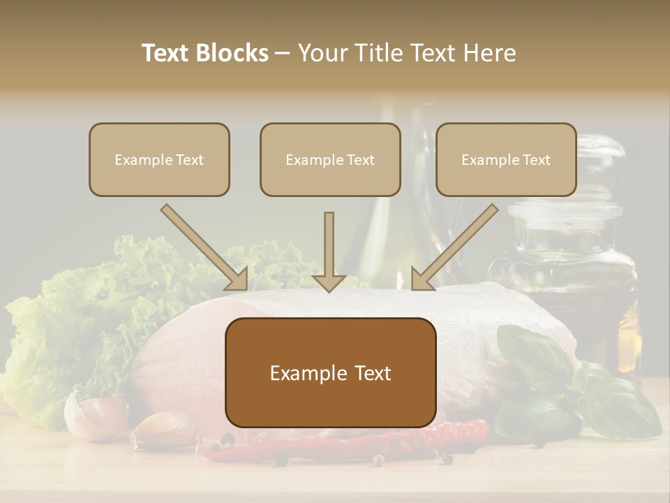Slice Cutting Cow PowerPoint Template