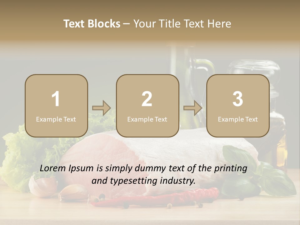 Slice Cutting Cow PowerPoint Template
